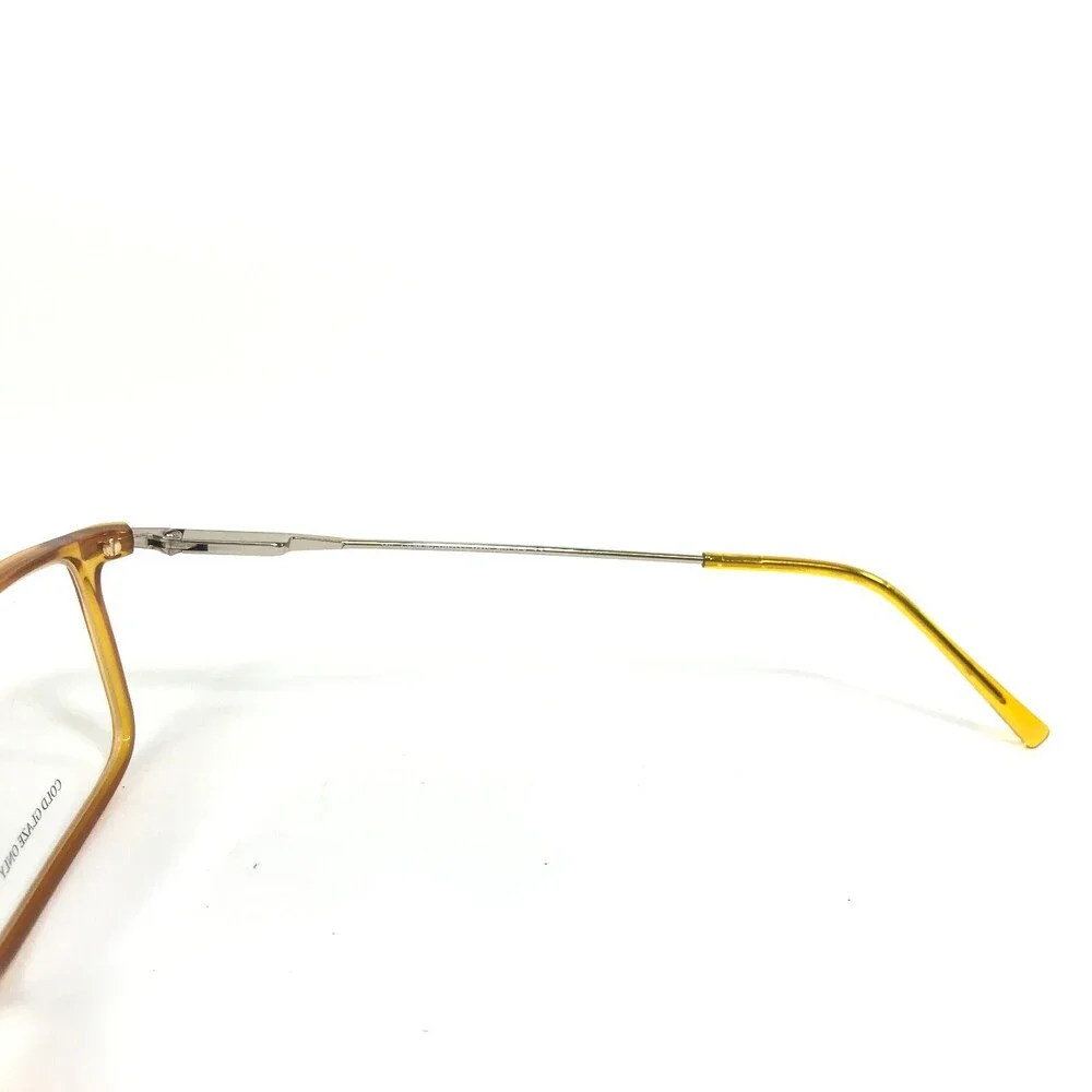 Giorgio Armani Eyeglasses Frames GA 636 247 Clear Yellow Gold Silver 56-16-140